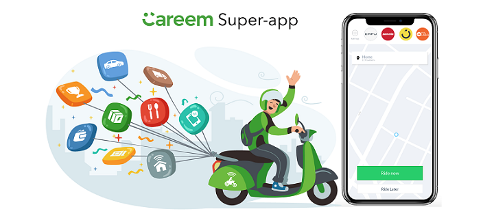 تطبيق كريم super app